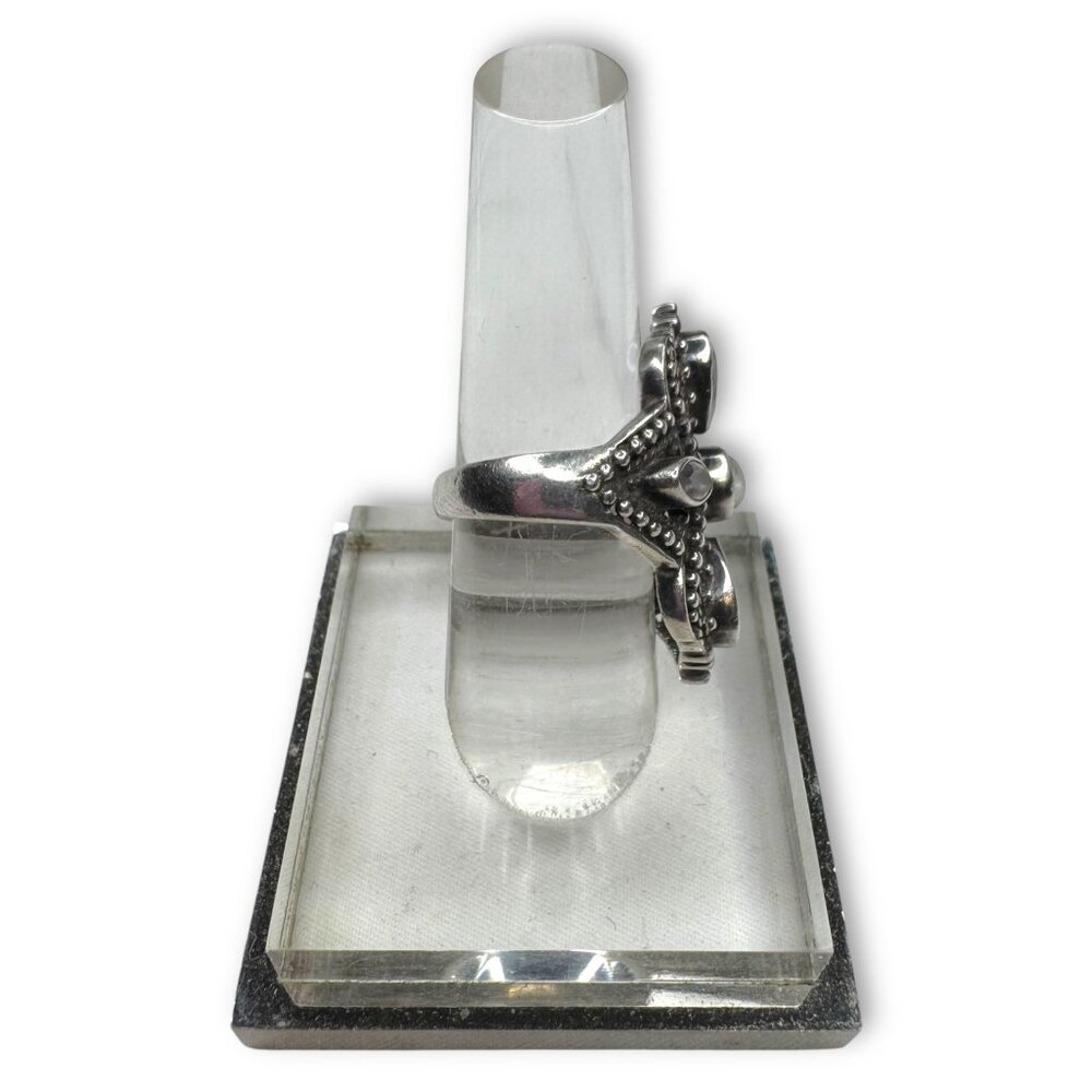 SLG Silvogue Sterling Silver Moonstone Labradorite Ring Size 7.5 - Picture 6 of 15